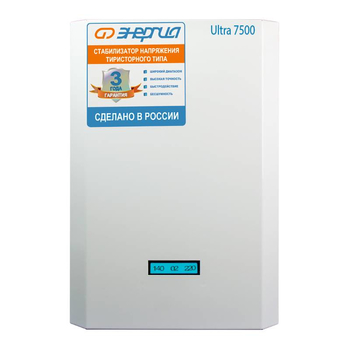 Однофазный стабилизатор напряжения Энергия Ultra 7500 - Стабилизаторы напряжения - Однофазные стабилизаторы напряжения 220 Вольт - Энергия Ultra - omvolt.ru
