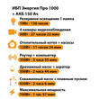 ИБП для котла Энергия Про 1000 + Аккумулятор 150 Ач 12 В (700Вт - 117мин) - ИБП и АКБ - ИБП для котлов - omvolt.ru